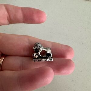 St. Augustine Lion Figurine for Charm Bracelet